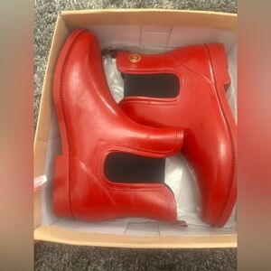 MICHAEL Michael Kors Red Rain Boots